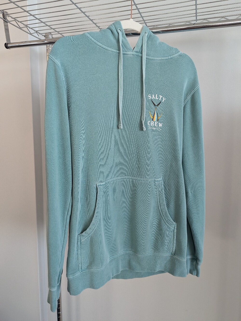 Salty Crew Seafoam Green Hooded Pullover